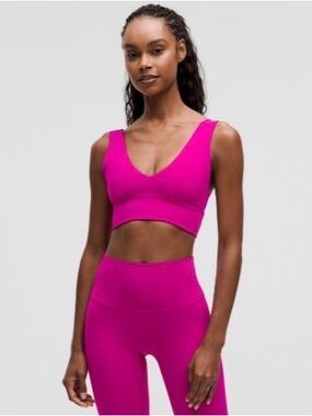 Lululemon Align V-neck Bra in Ripened Raspberry